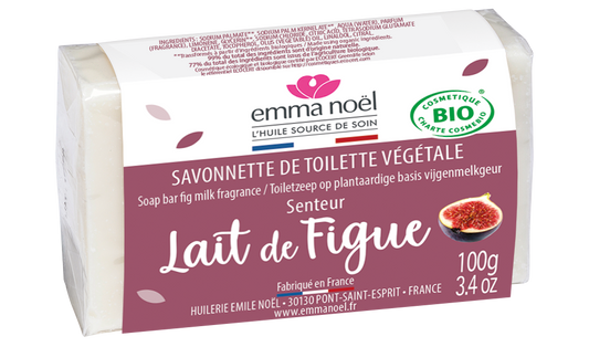 Emma Noël -- Savonnette lait de figue bio - 100 g