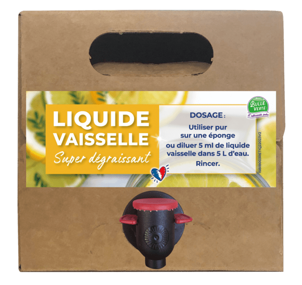 Liquide vaisselle pin/citron certifié ECOCERT - Bulle Verte
