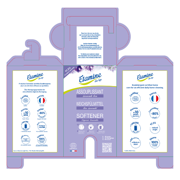 Etamine Du Lys -- Casquette pour l'assouplissant lavande 10 kg