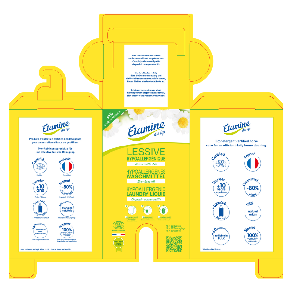 Etamine Du Lys -- Casquette pour la lessive hypoallergénique camomille 10 kg