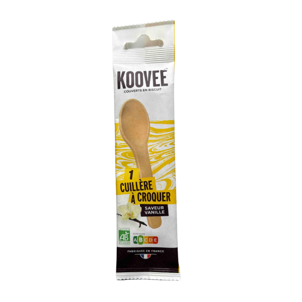 Cuillère à croquer saveur vanille bio (prêt à vendre) - 1