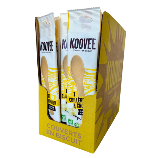 Cuillère à croquer saveur vanille bio (prêt à vendre) - 1