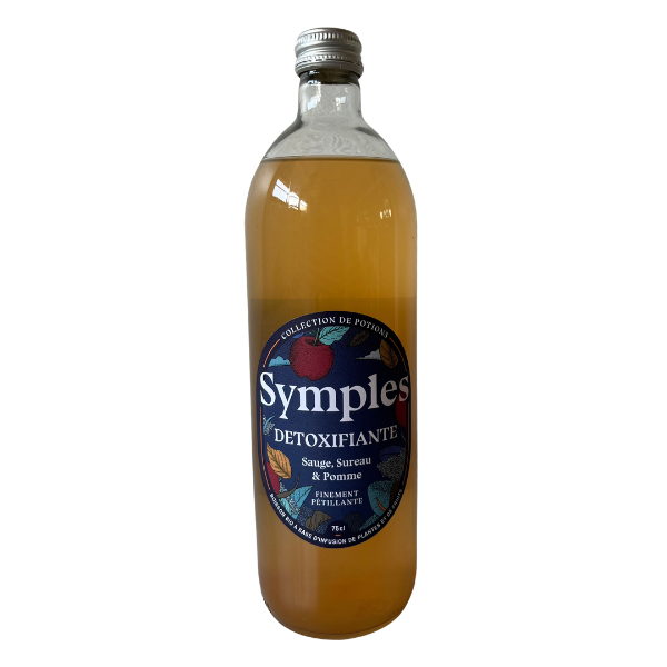 Symples -- Infusion pétillante détoxifiante bio - 75 cl x 6