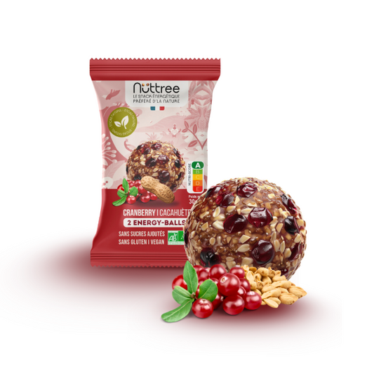 Nüttree -- Echantillon 2 Balls bio cranberry cacahuètes