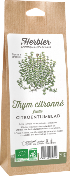 Feuilles de thym citronné bio - 1