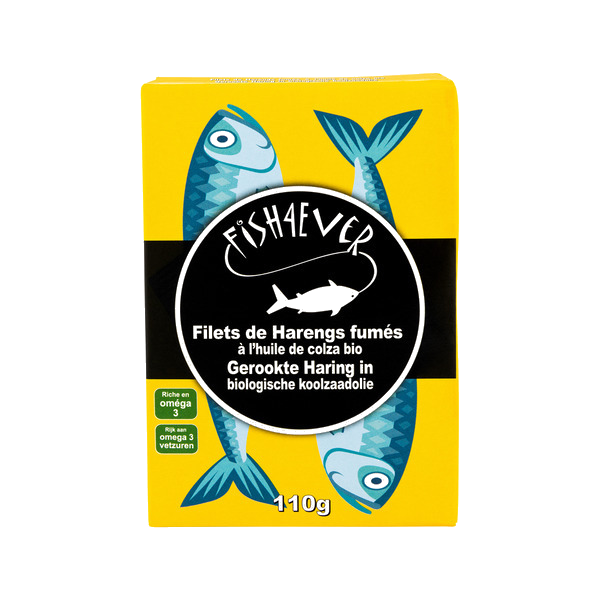 Filets de hareng fumé à l'huile de colza bio - 1