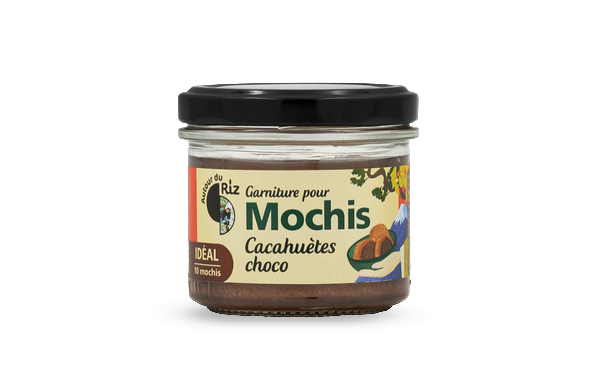 Garniture bio pour mochis (cacahuètes choco) - 1
