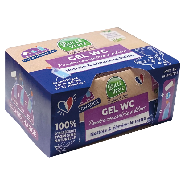 Bulle Verte -- Gel wc - menthe/eucalyptus Vrac - 10 kg