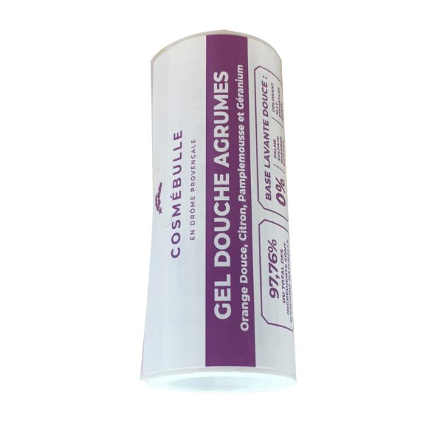 Cosmébulle -- gel douche agrumes vrac (étiquettes) - x 50