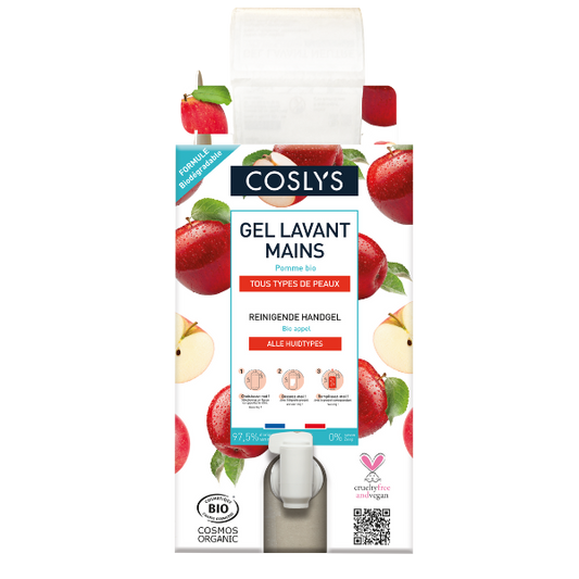 Coslys -- Gel lavant mains pomme bio Vrac (bib nu) - 10 kg