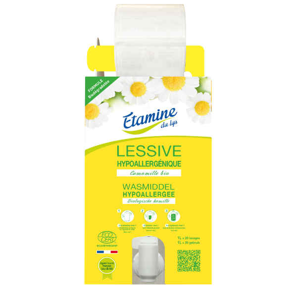 Etamine Du Lys -- Lessive hypoallergénique camomille Vrac (bib nu) - 10 kg