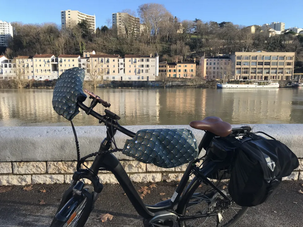 Manchons guidon courbé vélo adulte ethnique (anti froid anti pluie) - 3
