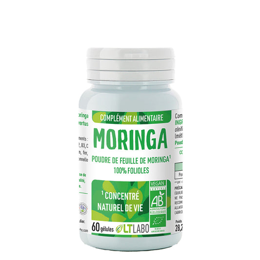 Lt Labo -- Echantillon Moringa folioles bio (60 gélules)