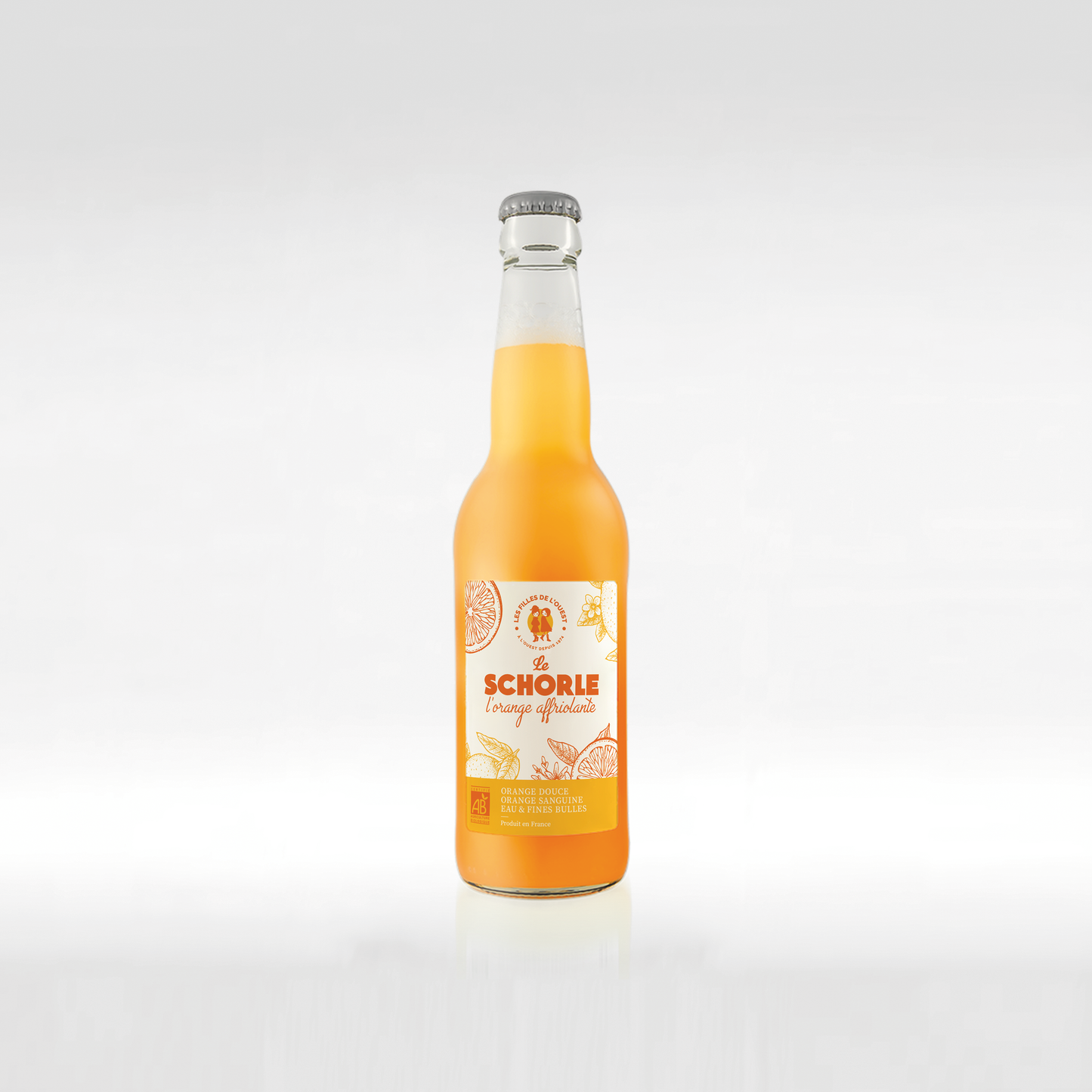 Les Filles De L'ouest -- Schorle bio l'orange affriolante - 33 cl x 12