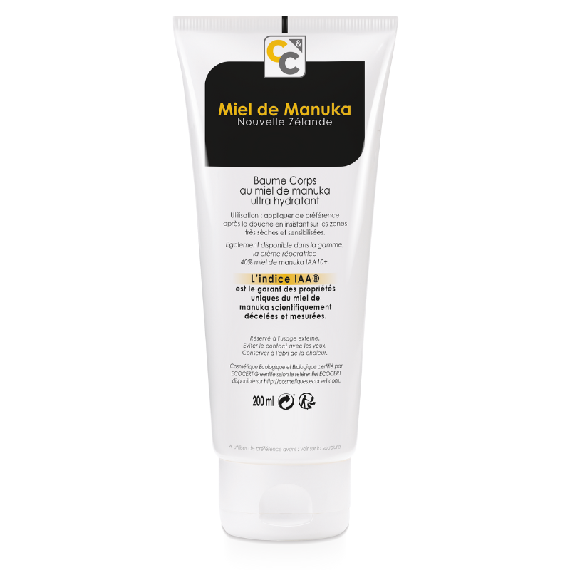 Comptoirs & Compagnies -- Baume corps ultra hydratant 10 % miel de manuka iaa10+ - 200 ml