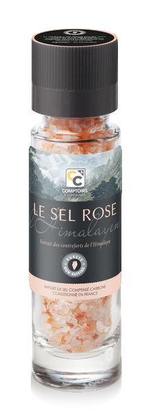 Comptoirs & Compagnies -- Moulin le sel rose de l'himalaya cristaux - 100 g
