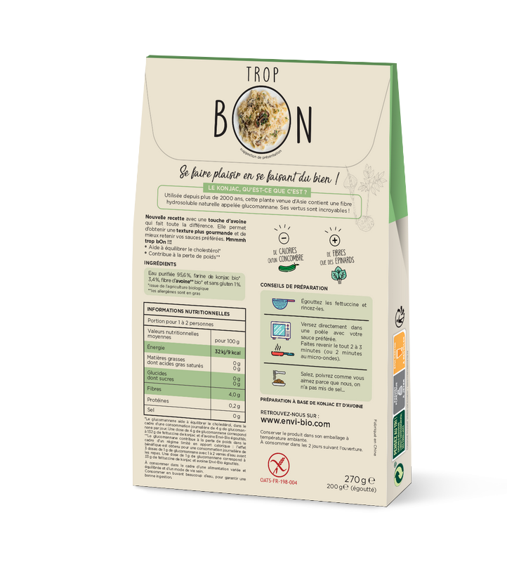 Pâtes konjac fettucine bio - 2