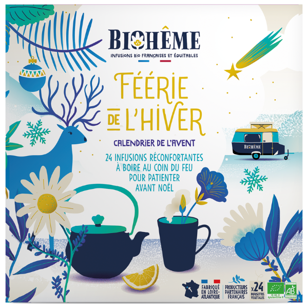 Pré-commandes noël calendrier de l'avent féérie de l'hiver bio - 1