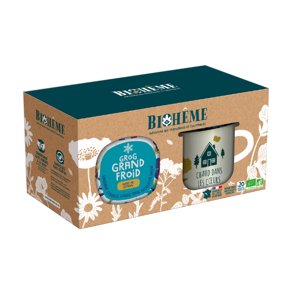 Pré-commandes noël coffret mug + infusion grog grand froid - 1