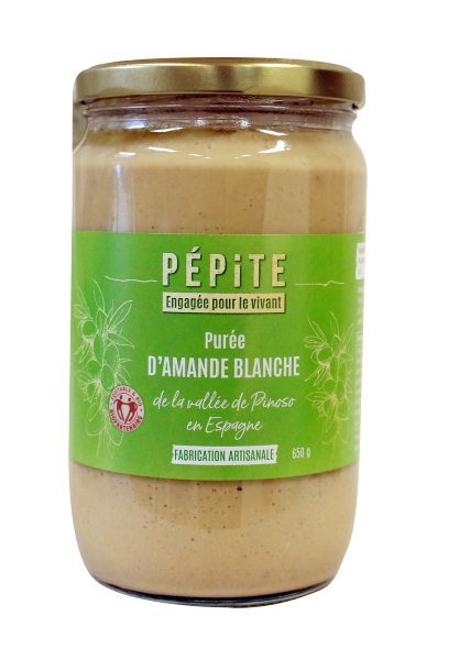 Purée d'amandes blanches bio - 1