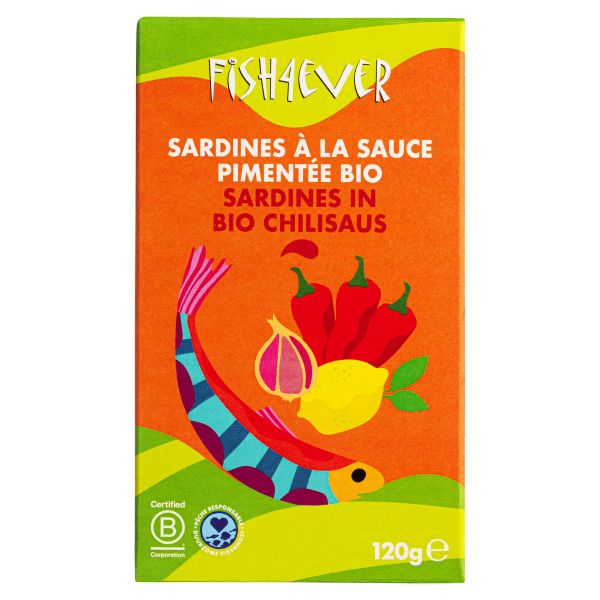 Sardines à la sauce pimentée bio - 1