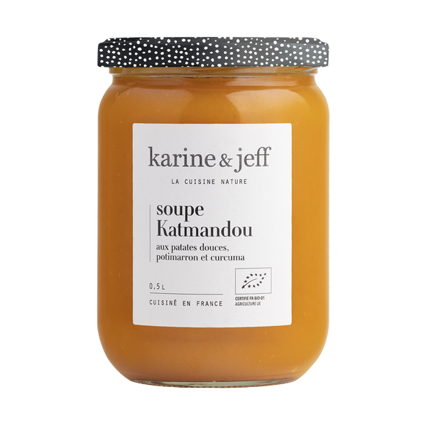 Soupe katmandou bio (patates douces, potimarron et curcuma) - 1