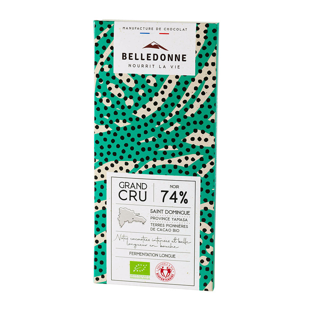 Tablette Grand Cru Chocolat noir 74% St Domingue - 1