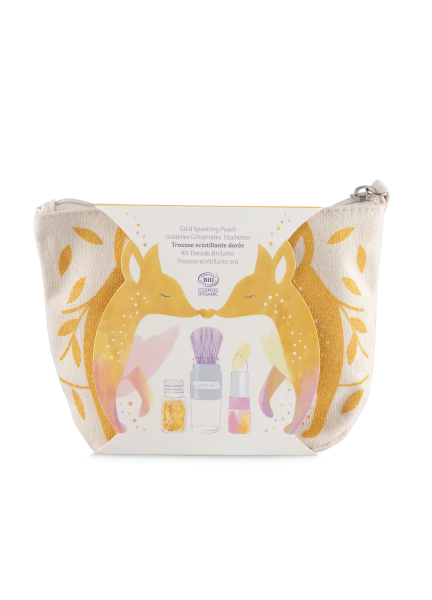Trousse scintillante renard or - 2