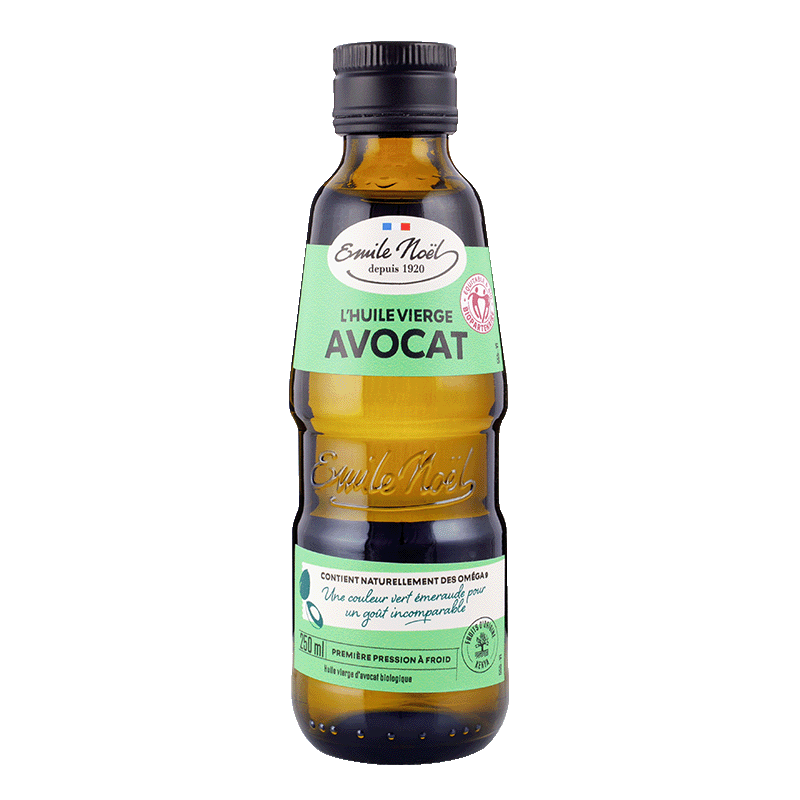 Émile Noël -- Huile vierge d'avocat bio équitable - 250 ml