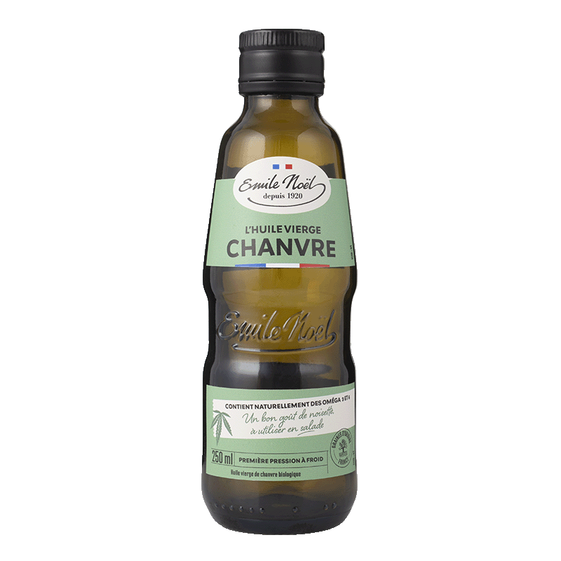 Émile Noël -- Huile vierge de chanvre France bio - 250 ml