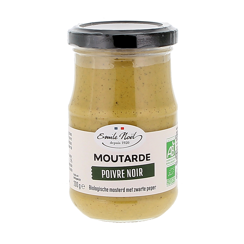 Émile Noël -- Moutarde poivre noir bio - 200 g
