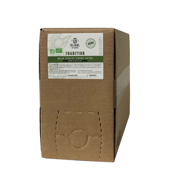 Olival D'ouro -- Huile d'olive vierge extra douce bio Vrac (origine Portugal) - 10 L