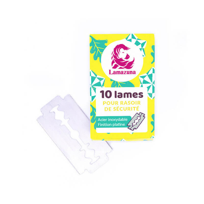 Lamazuna -- Recharge de 10 lames pour rasoir de sûreté