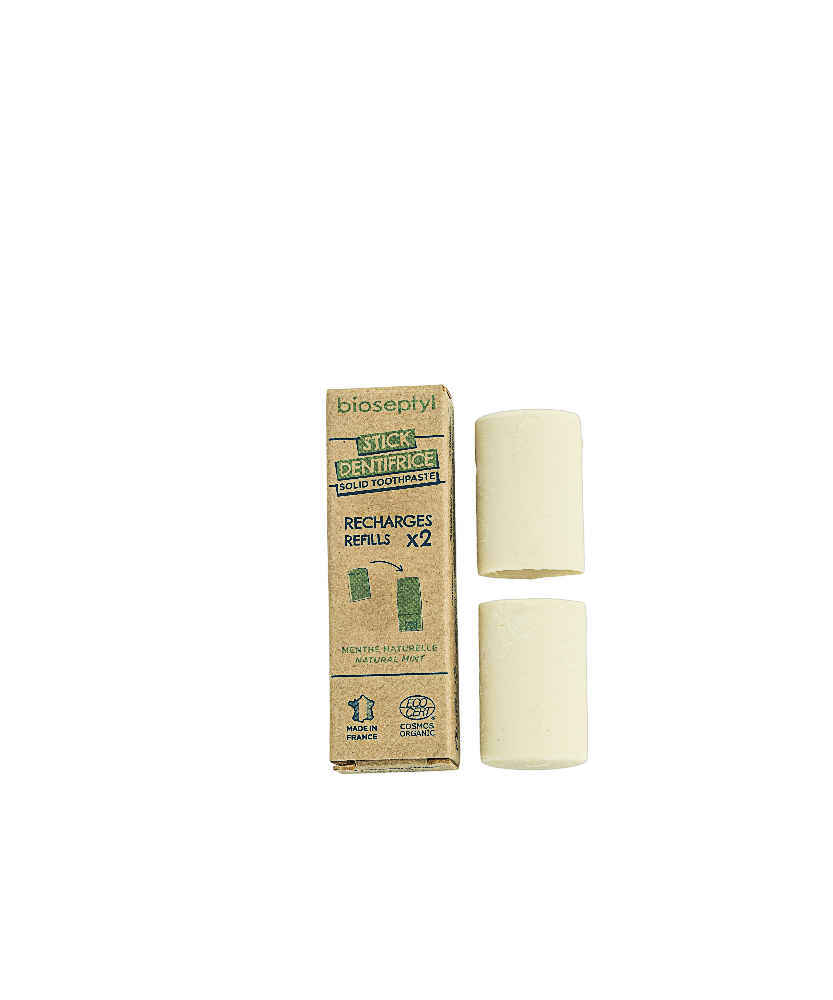 La Brosserie Française -- Recharges Dentifrice stick menthe bio 2x10,5g Bioseptyl