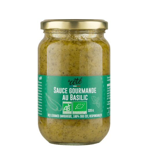 A Côté -- Sauce gourmande au basilic bio - 320 g