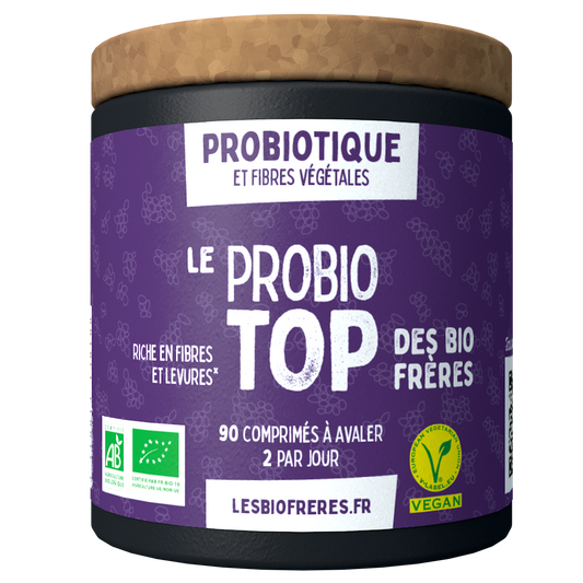 Les Bio Frères -- Probiotop bio (probiotiques) transit et digestion - 90 comprimés