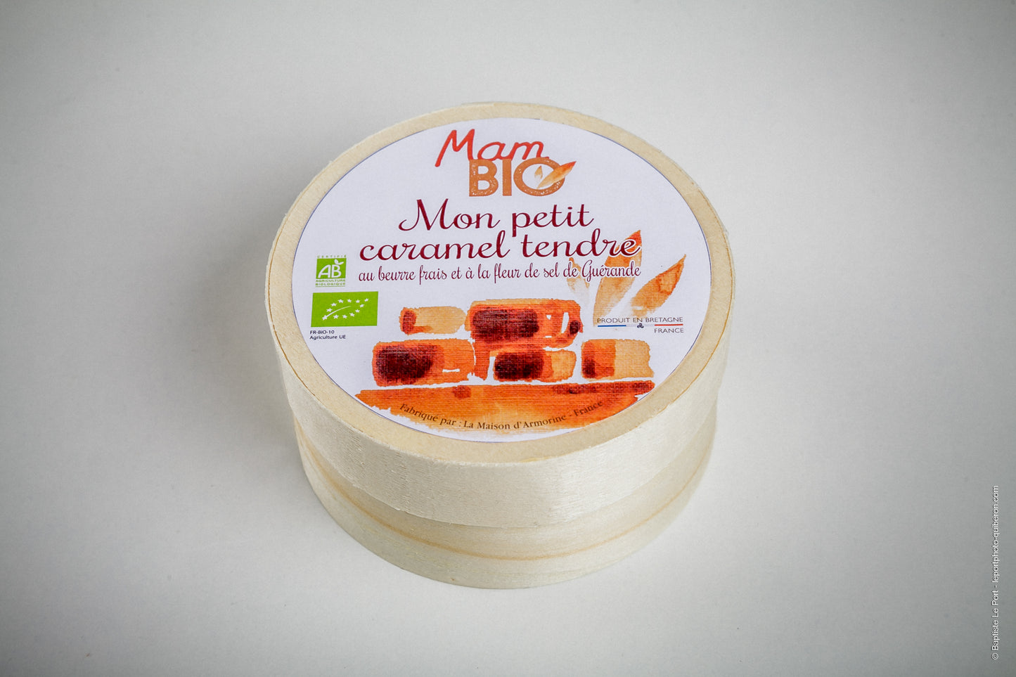 Mam Bio (Maison D'armorine) -- Caramel tendre bio mini boîte bois
