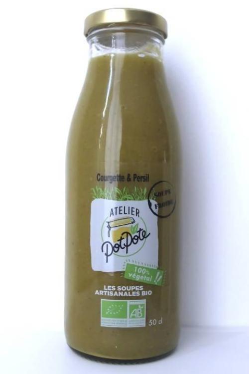 Atelier Potpote -- Gaspacho bio - courgette persil - 12x50cl