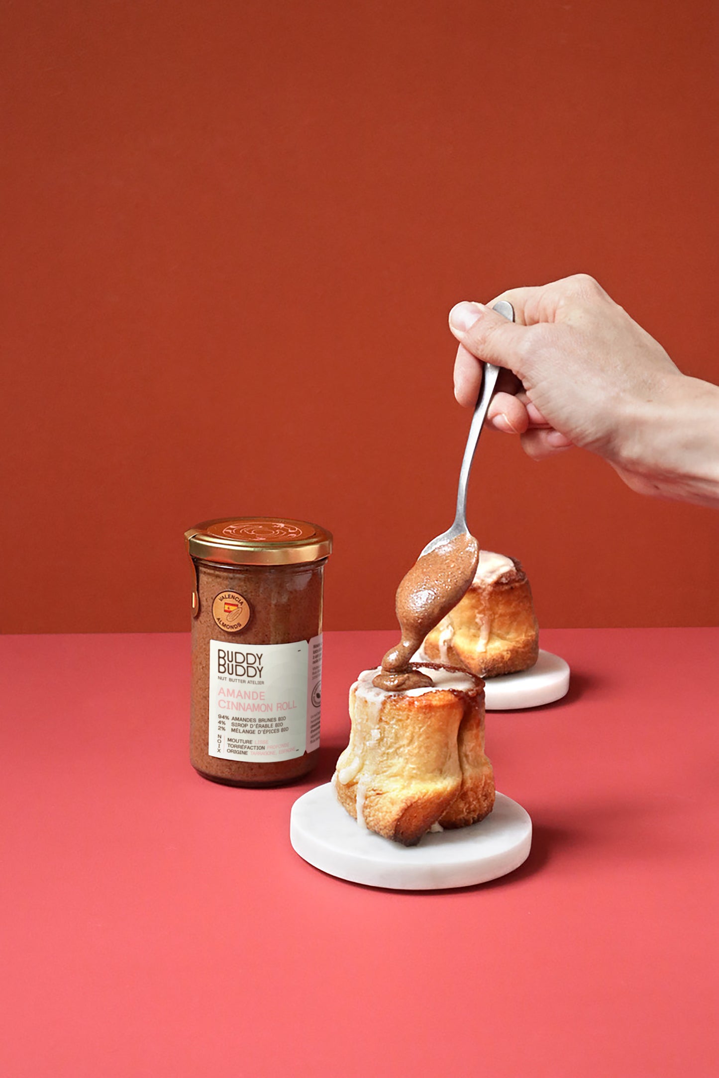 Buddy Buddy -- Beurre d'amandes à l'érable et cannelle bio (origine france ou espagne) - 260 g