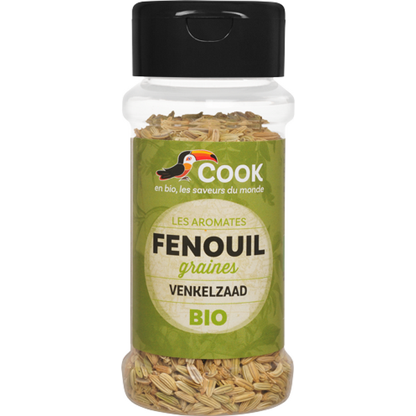 Cook épices -- Graines de fenouil bio (origine France) - 30 g – Aventure bio