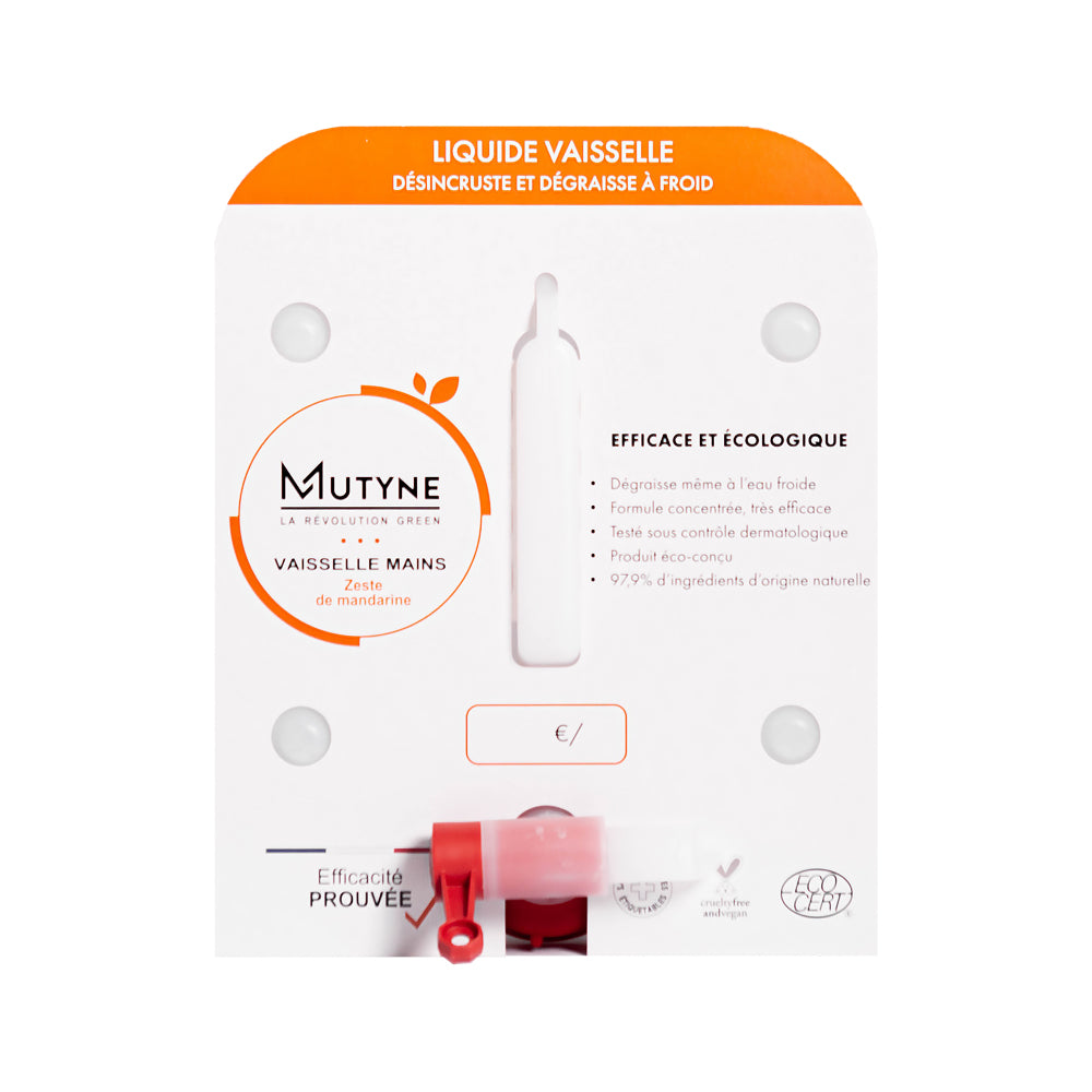 Mutyne -- Habillage liquide vaisselle zeste de mandarine 20l Vrac