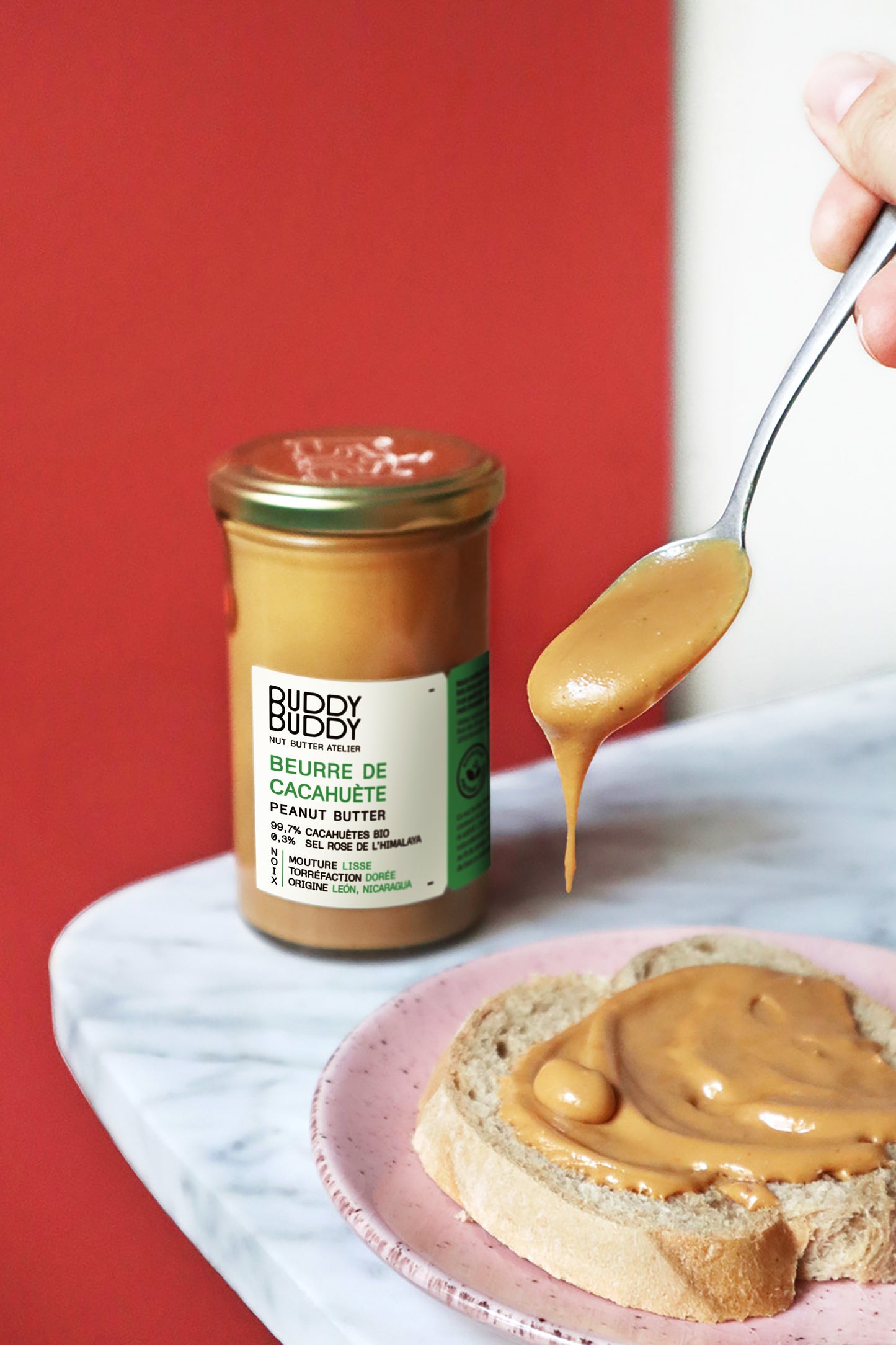 Buddy Buddy -- Beurre de cacahuètes bio - 260 g