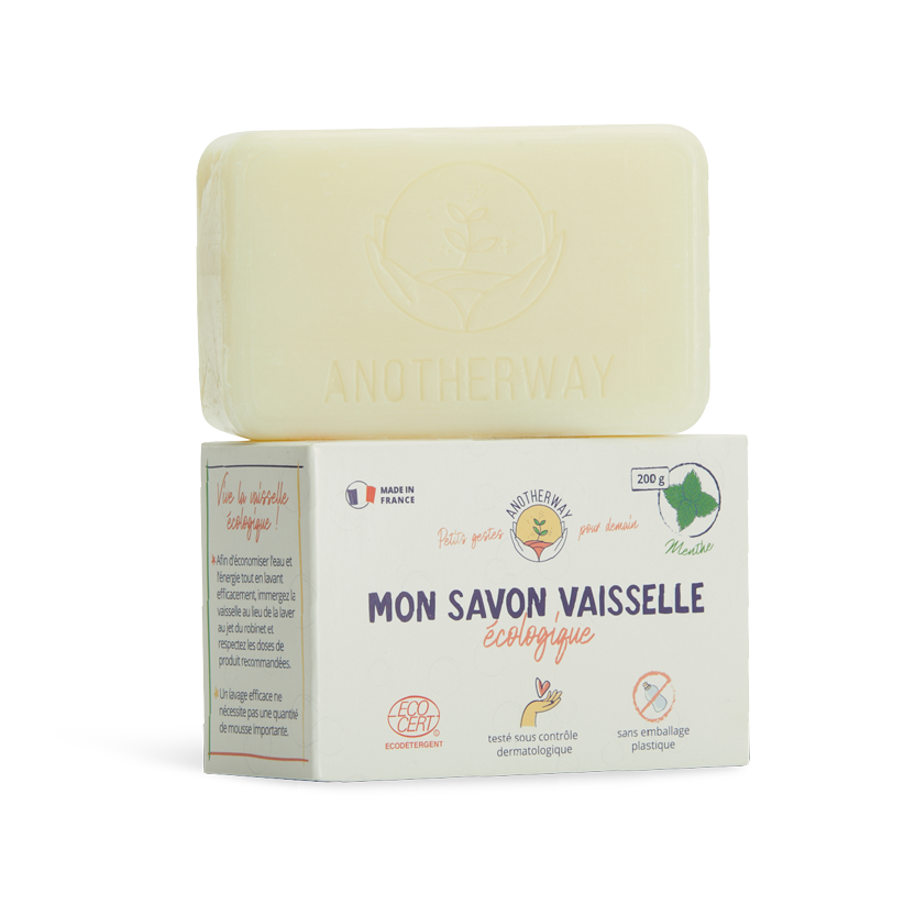 Anotherway -- Savon vaisselle écologique menthe - 200 g