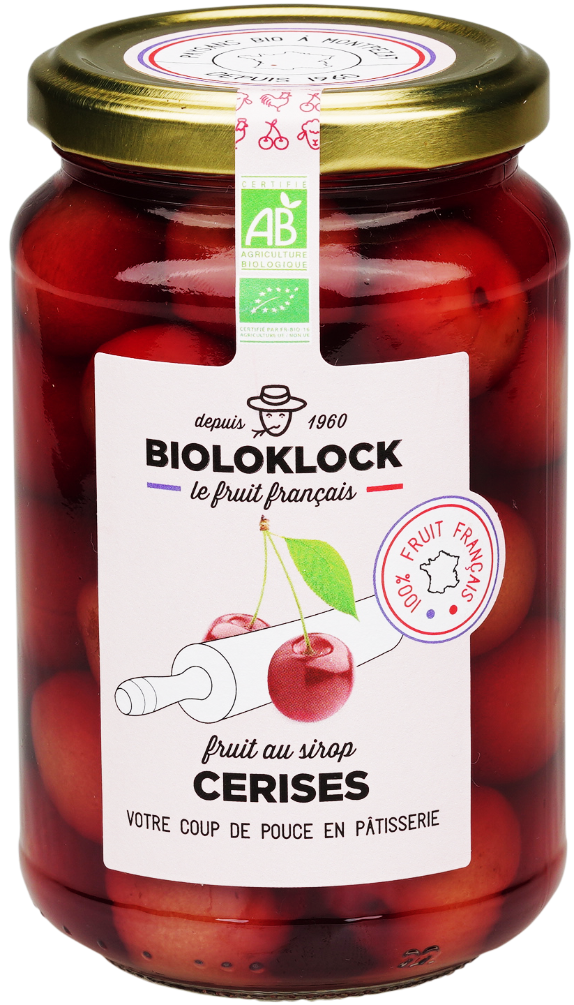 Bioloklock -- Cerises au sirop bio (france) - 400 g x 6