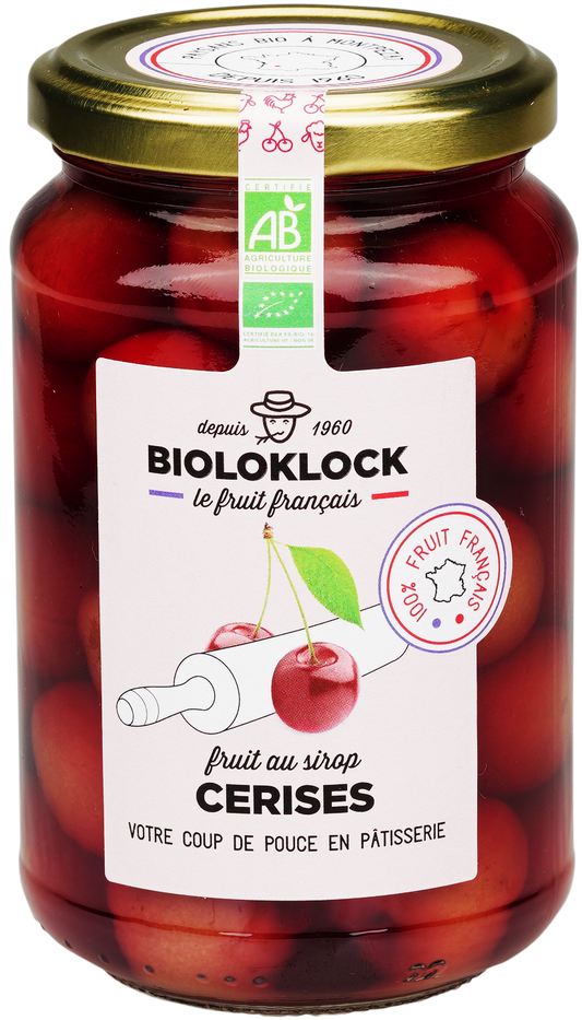 Bioloklock -- Cerises au sirop bio (france) - 400 g x 6