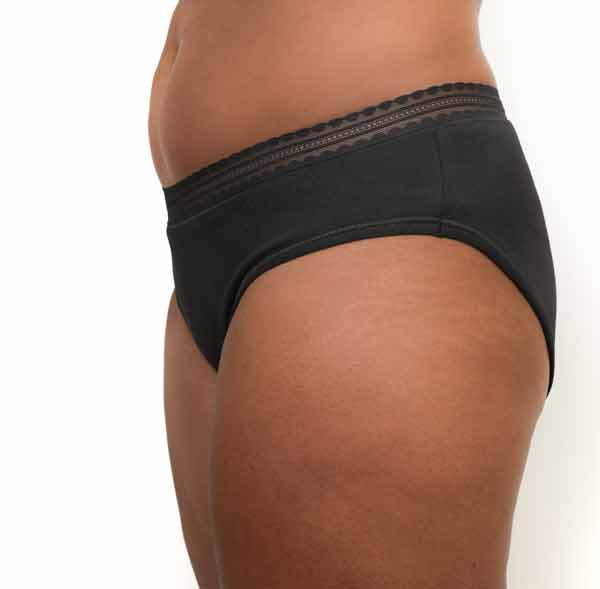 Slowen -- Solinea dentelle Culotte absorbante flux moyen (France) - T.L (44)