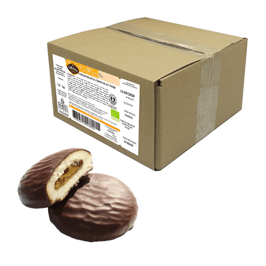 Belledonne -- Biscuit cœur d'orange bio - vrac 1,5 kg (env. 56 biscuits)