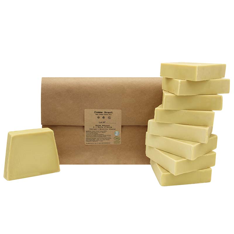 Comme Avant -- Savon à l'huile d'olive Vrac - 9 x 100 g
