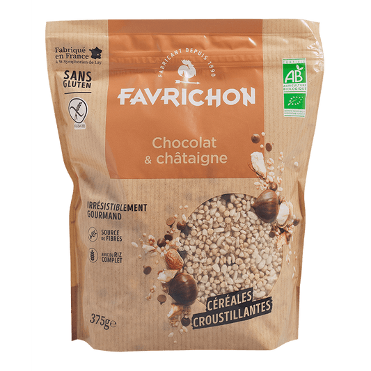 Favrichon -- Céréales Croustillantes Chocolat & Châtaigne - 375 g