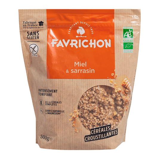 Favrichon -- Céréales Croustillantes Miel & Sarrasin - 500 g